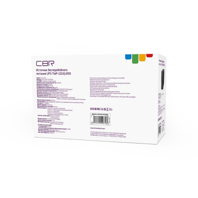ИБП CBR лин-инт. 850VA/510W, Schuko CEE 7x2 [UPS-TWP-101EJ-850