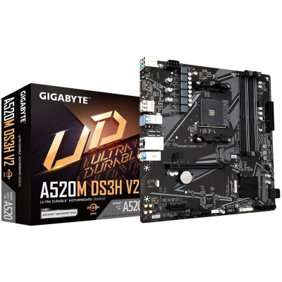 Материнская плата Gigabyte A520M DS3H V2, RTL