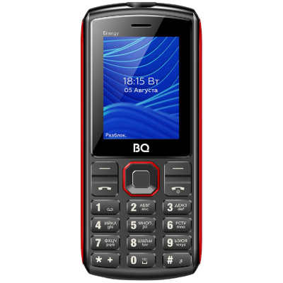 Мобильный телефон BQ-2452 Energy Black+Red
