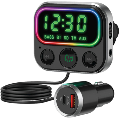 FM-трансмиттер Navitel BHF06 PRO BT 5.1/QC3.0, QC2.0