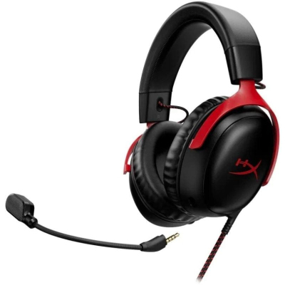 Гарнитура HyperX Cloud III black/red (727A9AA)