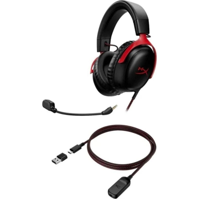Гарнитура HyperX Cloud III black/red (727A9AA)