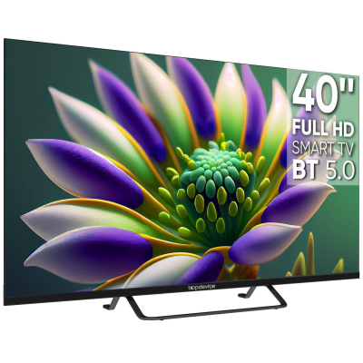 Телевизор Topdevice TDTV40CS04F_BK, FHD, смарт (WildRed)