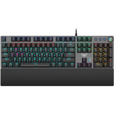 Клавиатура AULA F2058 Механическая проводная USB, Подсветка радужная