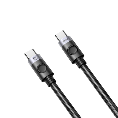 Кабель Orico USB-C/USB-C, 480мбит/с, 1м, черный/серебр(ORICO-C2CZ-10-BK-BP)