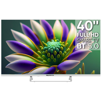 Телевизор Topdevice TDTV40CS04F_WE, FHD, белый, смарт (WildRed)
