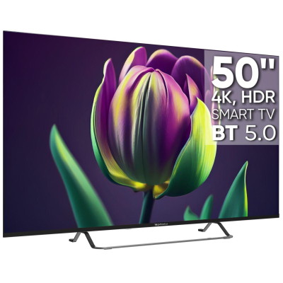 Телевизор Topdevice TDTV50CS06U_BK, UHD, смарт (WildRed)