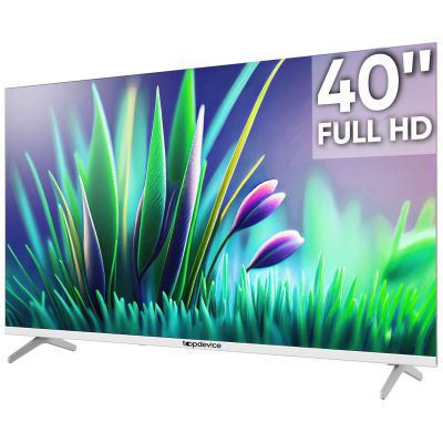 Телевизор Topdevice TDTV40CN04F_WE, FHD, белый