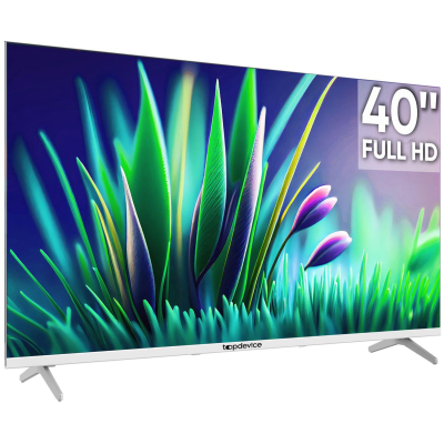 Телевизор Topdevice TDTV40CN04F_WE, FHD, белый