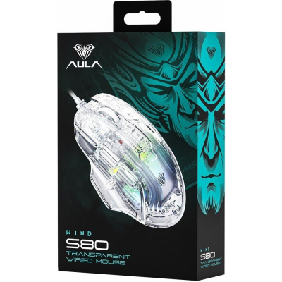 Мышь компьютерная AULA S80 7кн, 1200-7200dpi (80003327)
