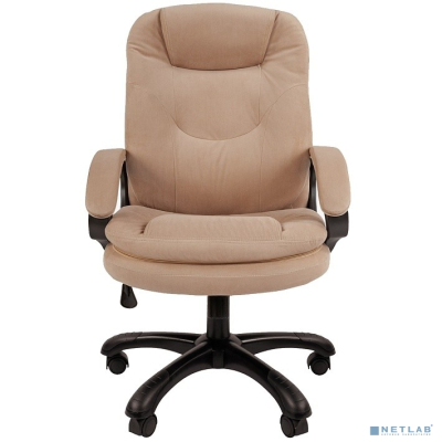 Кресло Chairman Home 668 Россия ткань Т-6 бежевый (черный пластик) (7127999)