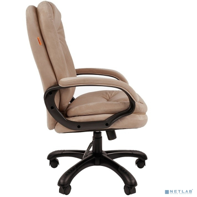 Кресло Chairman Home 668 Россия ткань Т-6 бежевый (черный пластик) (7127999)
