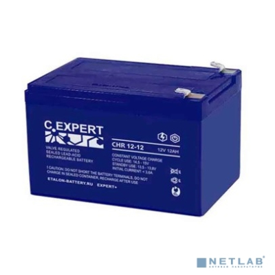 C.EXPERT Аккумулятор CHR 12-12 (12 В 12 Ач,Нож F2 (Faston)) {700-12/12S}