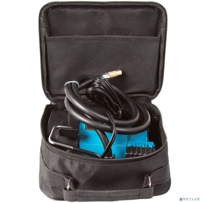 Bort BLK-255 Компрессор автомобильный [91271105] { 25 л/мин, 7 бар, 12 В, 150 Вт, 5000 об/мин, 1.6 кг, набор аксессуаров 6 шт }