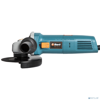 Bort BWS-1200-125 (BSW-1200-125) Машина шлифовальная угловая [91275363] { 1200 Вт, 11500 об/мин, 125 мм, М14, 2,4 кг, набор аксессуаров 4 шт }