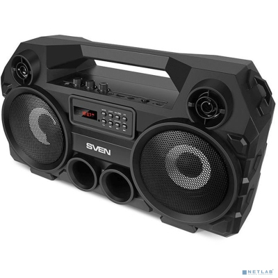 Колонка порт. Sven АС PS-580 черный 36W 1.0 BT/3.5Jack 10м 2000mAh (SV-019082)