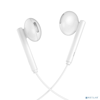 HOCO L10/ Наушники + микрофон/ Кнопка управления/ Регулятор громкости/ 1.2м/ Type-C/ White
