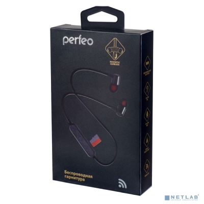 Perfeo наушники внутриканальные с микрофоном беспроводные BELLS чёрные PF_A4308