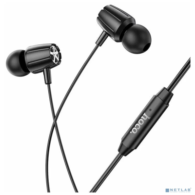 HOCO M88/ Наушники + микрофон/ Кнопка ответа/ 1.2м/ 3.5 mm jack/ Black