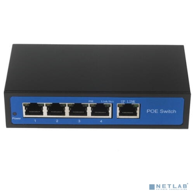 ORIENT SWP-7504POE/SFP GE, PoE коммутатор 4 порта, 4xPoE 1000Mbps + 1xUplink SFP 1000Mbps + 1xUplink 1000Mbps, Bandwidth 12Gbps, PoE-A (1/2+,3/6-), IEEE802.3af/at, мощность до 96Вт (31164)