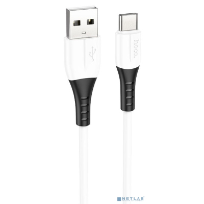 HOCO HC-68582 X82/ USB кабель Type-C/ 1m/ 3A/ Силикон/ White