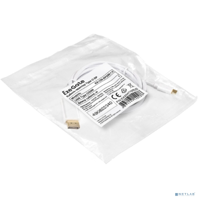Exegate EX294776RUS Кабель-адаптер Type C-DP ExeGate EX-CM-DP20M-1.0 (USB Type C/20M, 1,0м)