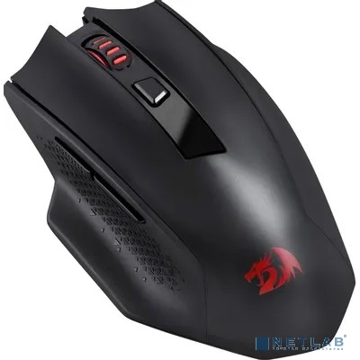 Redragon Беспроводная игровая мышь Woki 26000 DPI, черная, б.п, легкая [71523]