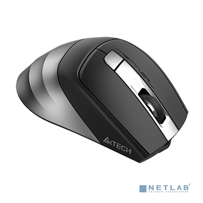 Мышь A4Tech Fstyler FB35C серый/черный оптическая (2400dpi) беспроводная BT/Radio USB (6but) (1583838)