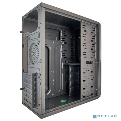 Exegate EX278402RUS Корпус Miditower Exegate XP-329S Black, ATX, <без БП>, 2*USB, Audio