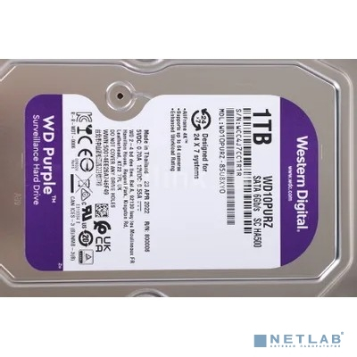 1TB WD Purple (WD11PURZ) {Serial ATA III, 5400- rpm, 64Mb, 3.5"}