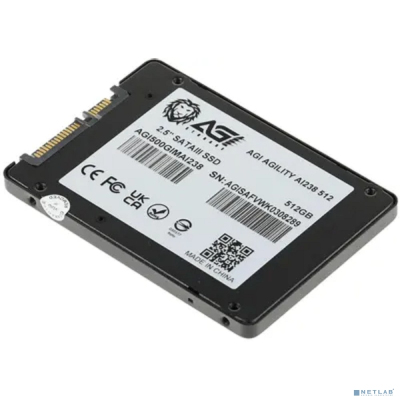 AGI SSD 500Gb SATA3 2.5" AI238 Client SSD AGI500GIMAI238