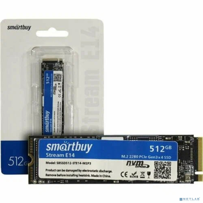 Smartbuy M.2 SSD 512Gb Stream E14 SBSSD512-STE14-M2P3 NVMe PCIe3