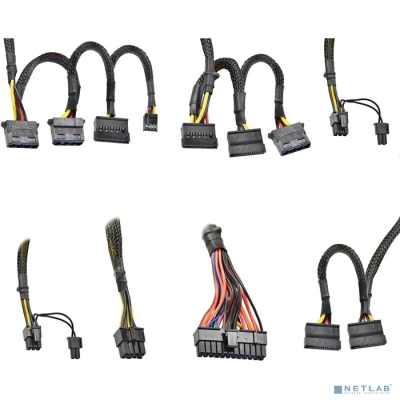 Exegate EX282156RUS Блок питания 800W ExeGate 80 PLUS® Bronze 800PPH (ATX, APFC, КПД 89% (80 PLUS Bronze), 12cm fan, 20+4pin, 2x(4+4)pin, 4xPCI-E, 8xSATA, 4xIDE, black, Color Box)