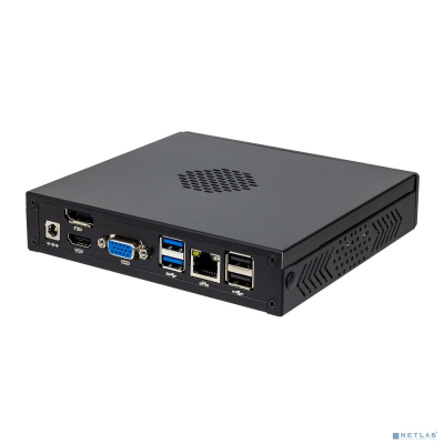 Hiper T1 Nettop HIPER Basis T1, Intel Celeron N4000, 1*DDR4 SO DIMM, Intel HD 600 (1*HDMI, 1*DP, 1*VGA),4*USB3.0, 2*USB2.0, 1*Type-C, 1*RJ45, 1*SPK, 1*MIC,WiFi, VESA
