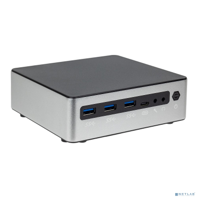 Hiper LC Nettop HIPER Factum LC, I3-1215U,2*DDR5 SODIMM. Intel UHD Graphics for 12th Gen (1*HDMI, 1*DP) 3*USB3.0, 2*USB2.0, 1*Type-C, 2*RJ45, 1*SPK, 1*MIC, WiFi, VESA