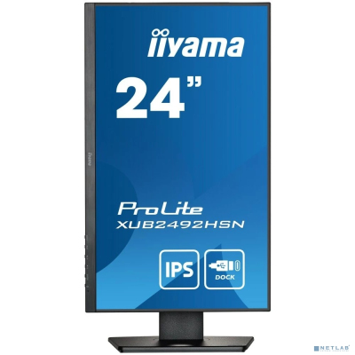 LCD IIYAMA 23.8" XUB2492HSN-B5 {IPS 1920x1080 75Hz 75Hz 250cd HDMI DisplayProt USB M/M}