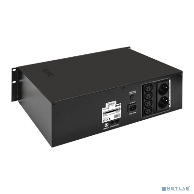 Exegate EX293056RUS ИБП ExeGate ServerRM UNL-1500.LCD.AVR.2SH.4C13.RJ.USB.3U <1500VA/900W, LCD, AVR, 2*Schuko+4*C13, RJ45/11, USB, 3U, установка в стойку, Black>