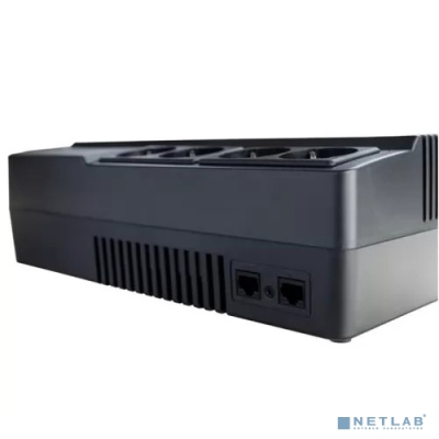 Ермак ИБП Линейно-интерактивный 800 ВА/480 Вт, 8xSchuko, ЖК, 2 х USB СБП ЕРМАК 220-220.0,8-32-ВН