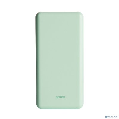 Perfeo Powerbank COLOR VIBE 10000 mah + Micro usb /In Micro usb /Out USB 1 А, 2.1A/ Mint (PF_D0165)