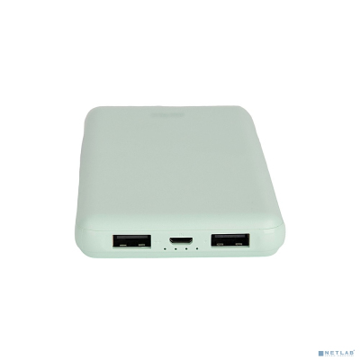 Perfeo Powerbank COLOR VIBE 10000 mah + Micro usb /In Micro usb /Out USB 1 А, 2.1A/ Mint (PF_D0165)