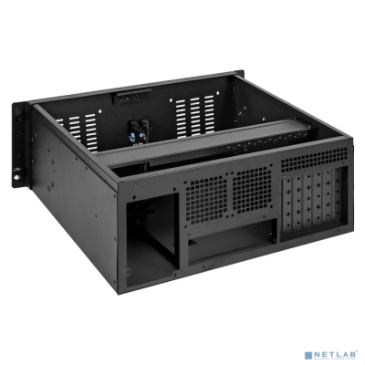 Exegate EX295480RUS Серверный корпус ExeGate Pro 4U350-02 <RM 19", высота 4U, глубина 350, без БП, 2*USB>
