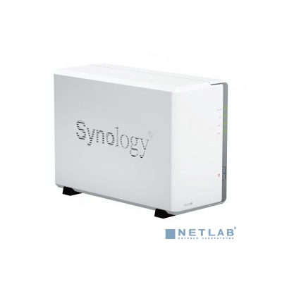 Synology DS223j Сетевое хранилище 2x2.5"/3.5" SATA, Realtek RTD1296-1.7GHz, 1 GB DDR4, 1x1 Гбит/с, 2xUSB