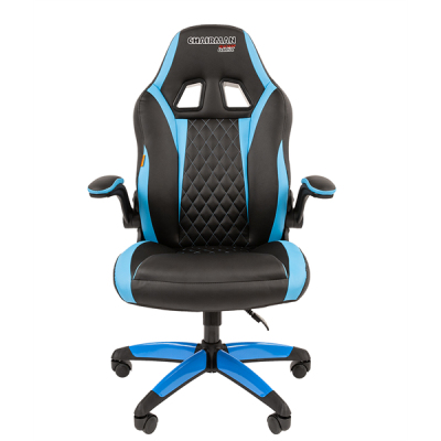 Chairman game 15 Россия экопремиум черный/голубой н.п.