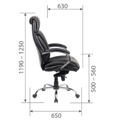 Chairman CH423 экокожа, черный