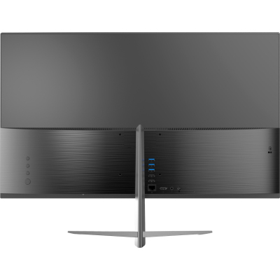 IRBIS MB2382 23.8" AIO, CPU intel N4020, 23.8" LCD (1920x1080IPS), 8GB LDDR4 +256GB SATA SSD, AC wifi, brush dark grey, with RJ45, EU adaptor 12V 3A, Win11 Home