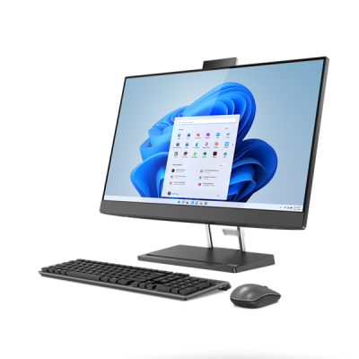 Lenovo IdeaCentre AIO 5 27IAH7 27" QHD (2560x1440) IPS 350N, i7-13700H, 2x8GB DDR5-5200, 512GB SSD M.2, Intel Iris Xe, WiFi6, BT, 5.0MP+IR Cam, Wireless KB&Mouse, Win 11 Pro, Storm Grey, 1Y