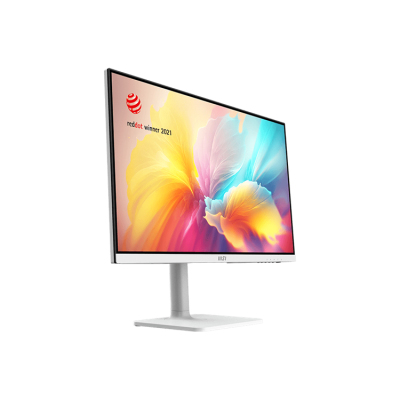 MSI Modern MD2712PW 27" 16:9 FHD(1920x1080) IPS Flat,1ms(MPRT),1000:1,100M:1,300nit,178/178,HDMI 1.4,USB-C,Speaker,Tilt,Swivel,Height,Pivot,VESA,100Hz,White,1y war-ty