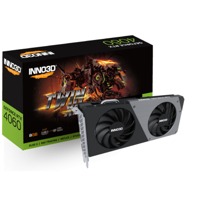 INNO3D RTX 4060 Twin X2 OC//RTX4060, HDMI, DP*3, 8G,D6