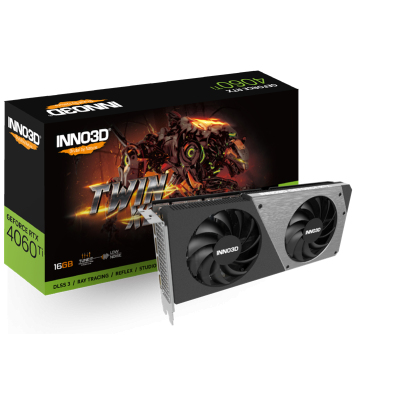 INNO3D RTX 4060 Ti Twin X2//RTX4060Ti, HDMI, DP*3, 8G,D6