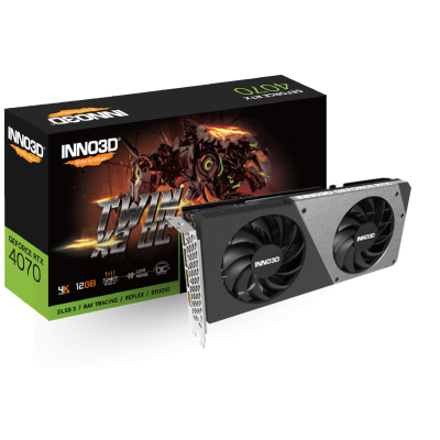 INNO3D RTX 4070 Twin X2//RTX4070, HDMI, DP*3, 12G,D6X